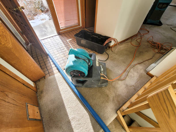 Water damage restoration process in GA